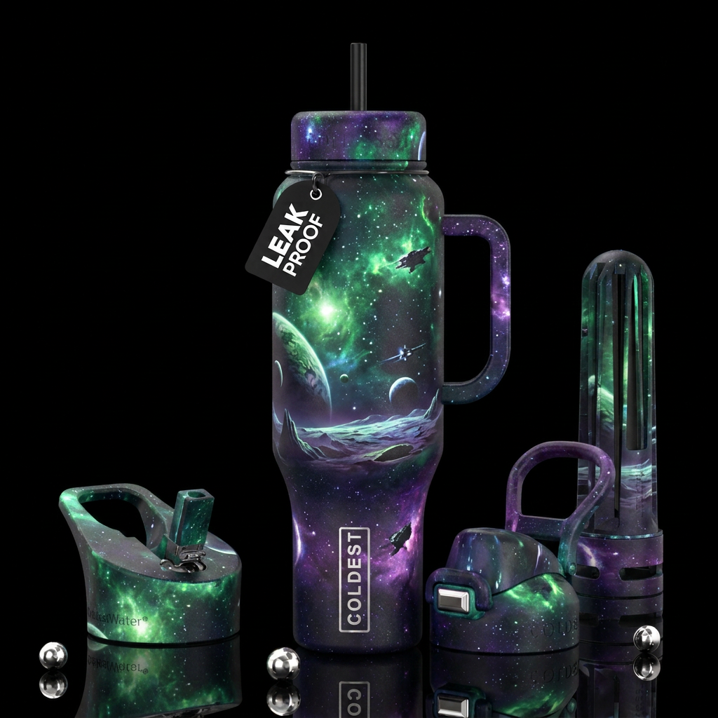 Space water bottle design