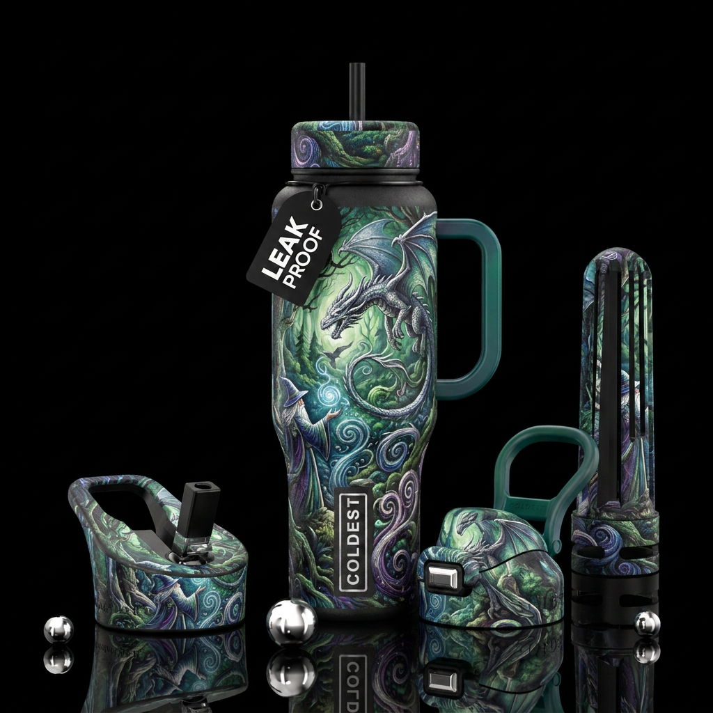 Dragon water bottle design