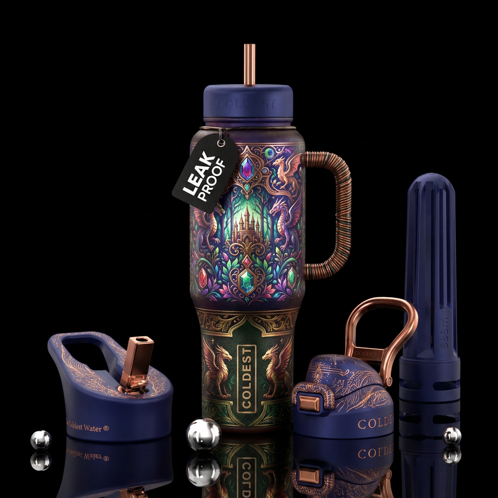 renaissance fair water bottle design