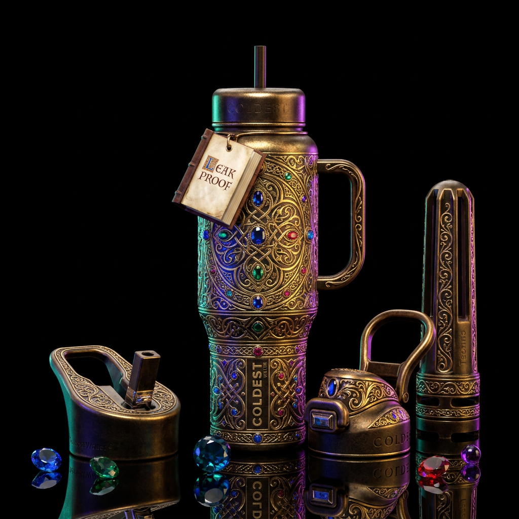 Art water bottle design