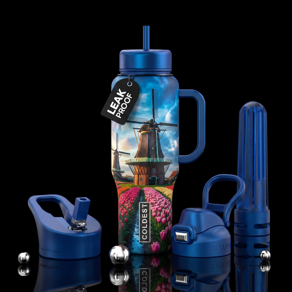 Windmill water bottle design