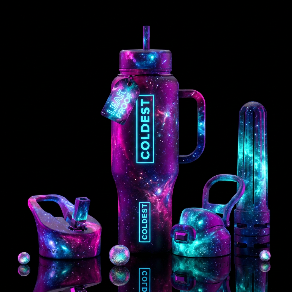 Art water bottle design