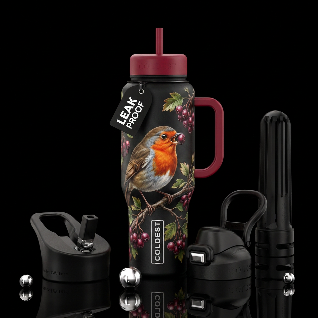 Robin water bottle design