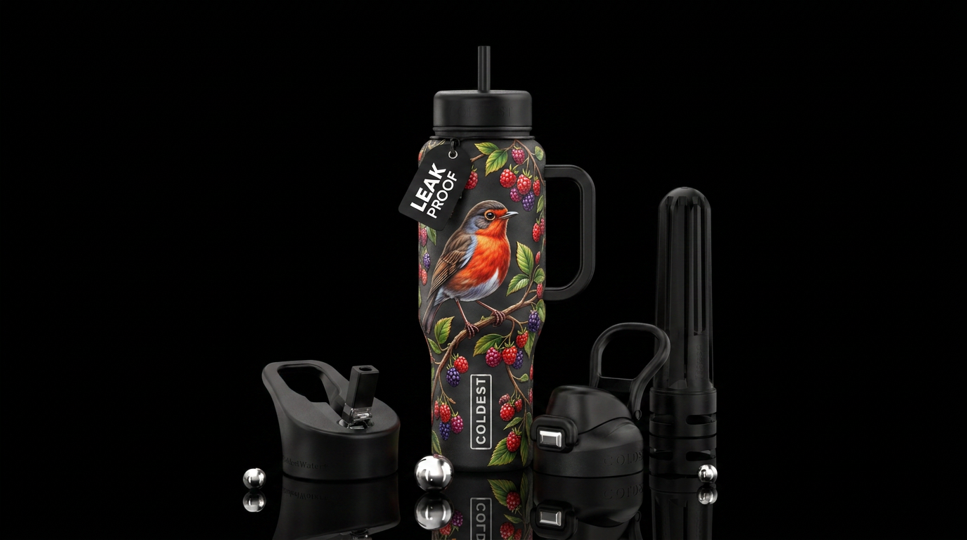 Robin water bottle design