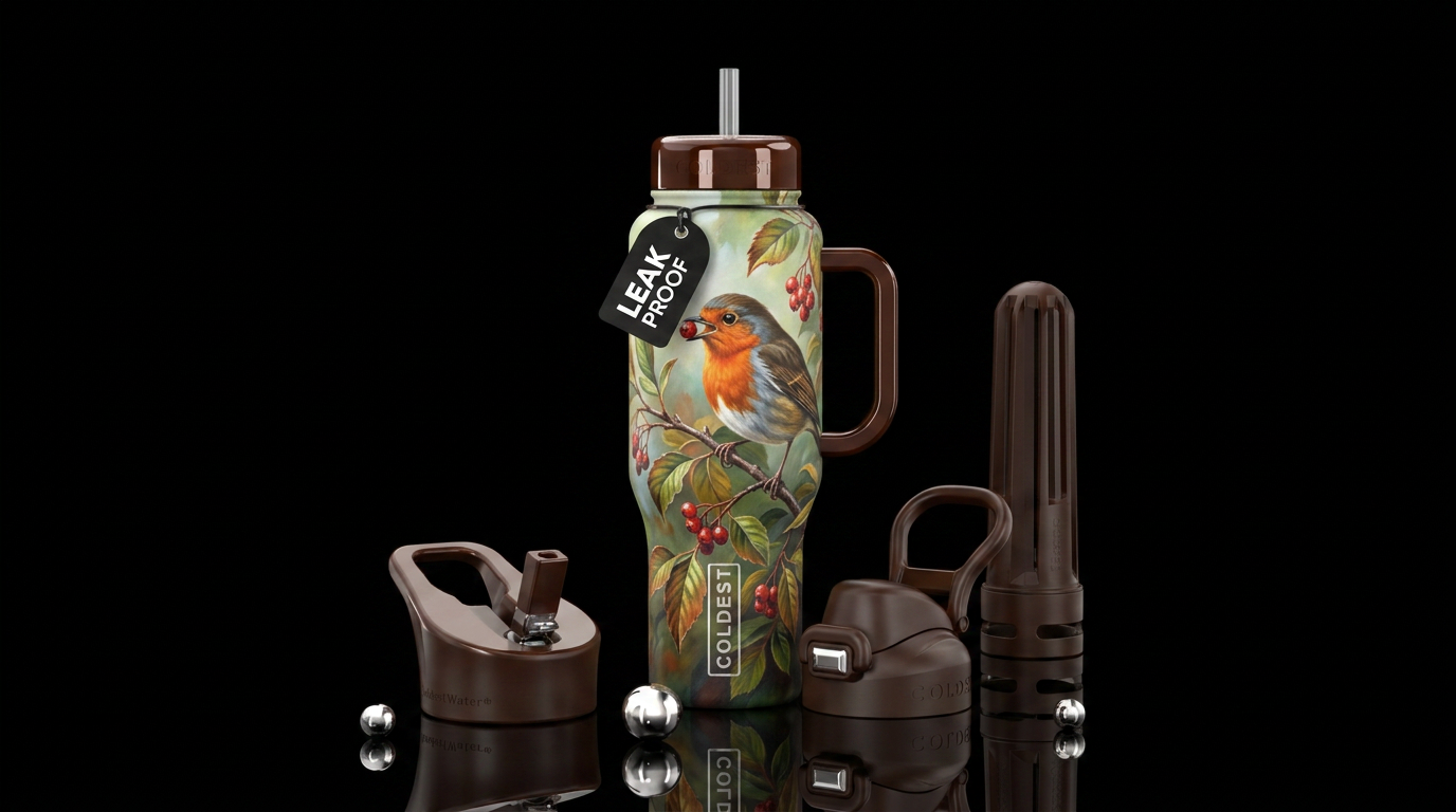 Robin water bottle design