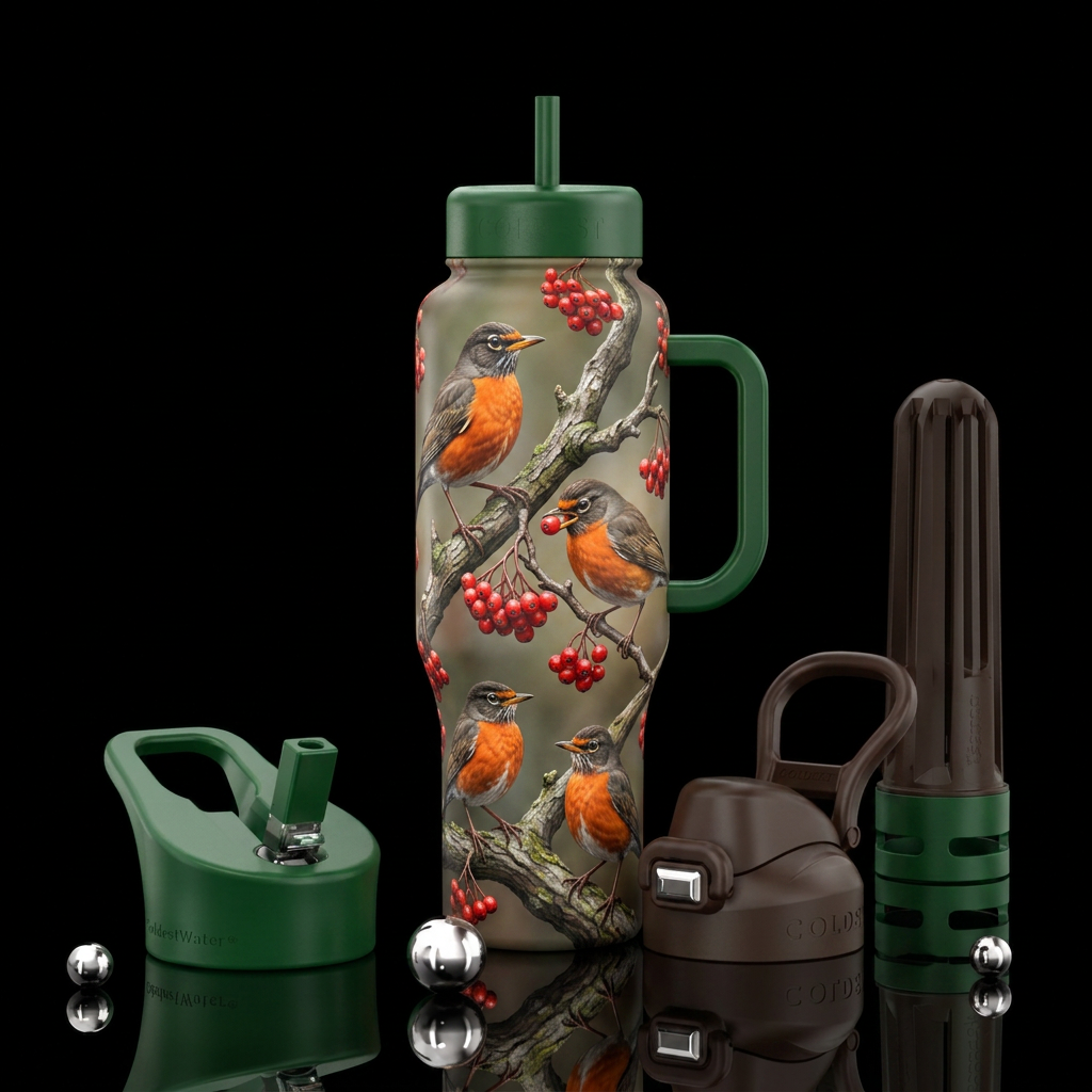 Robins water bottle design