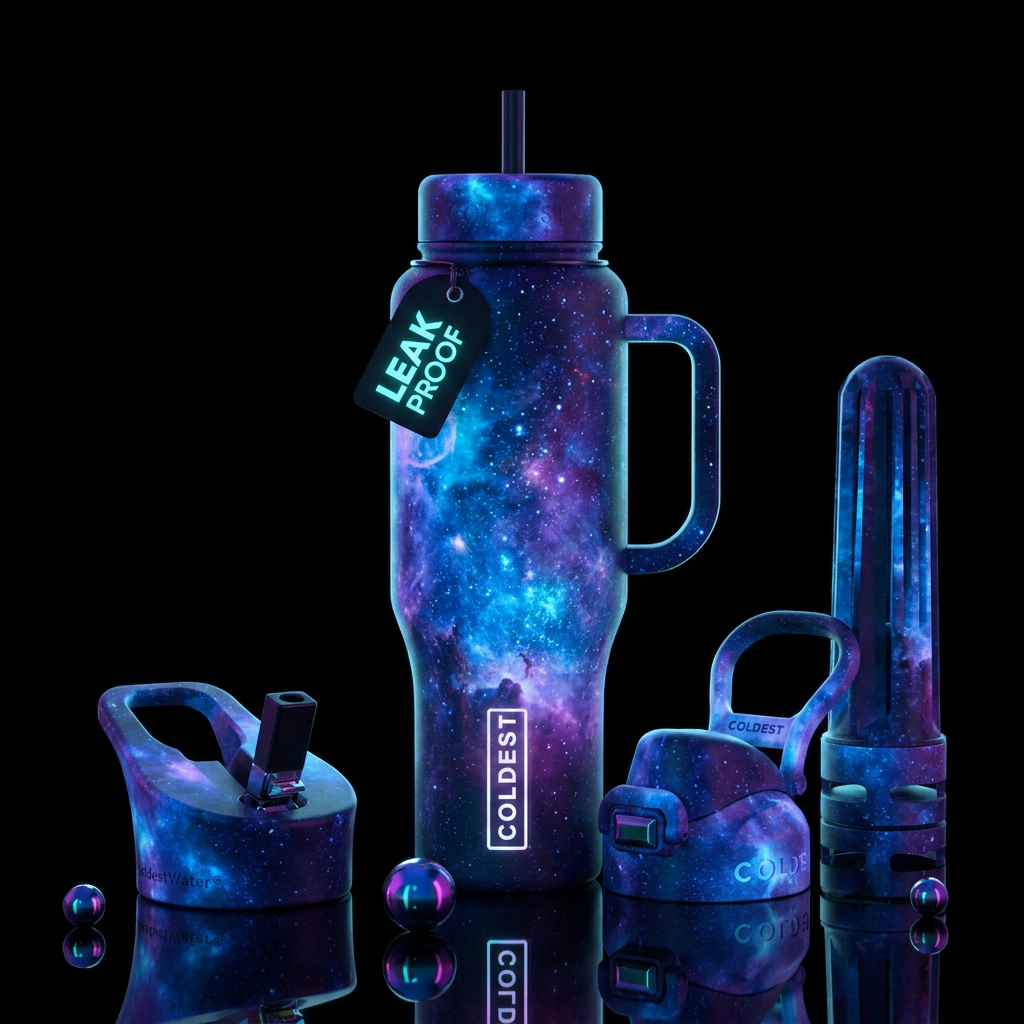 Space water bottle design