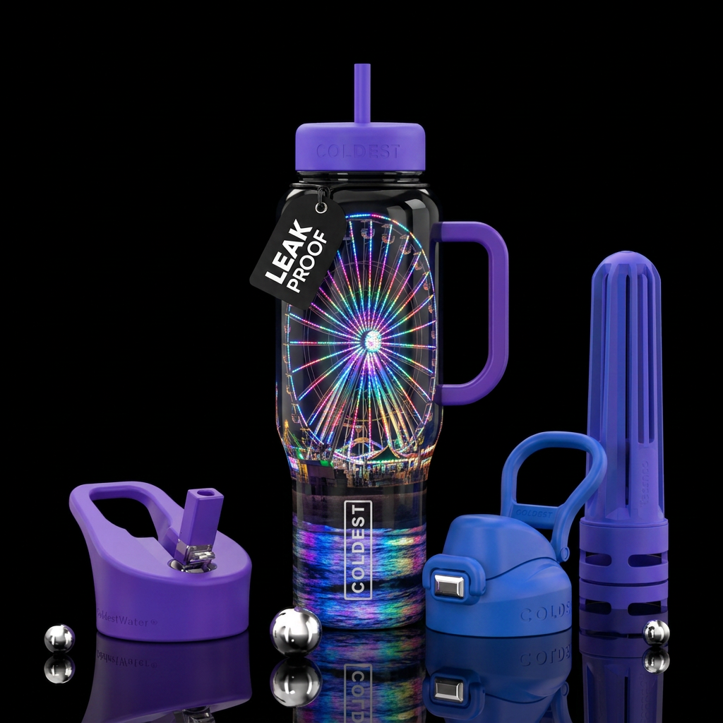 Ferris wheel 🎡 water bottle design