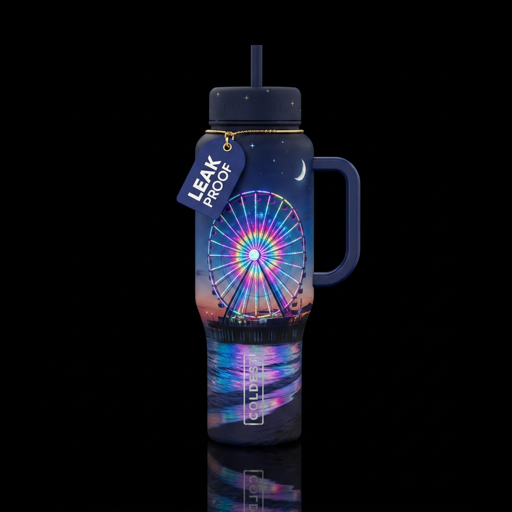 Ferris wheel 🎡 water bottle design