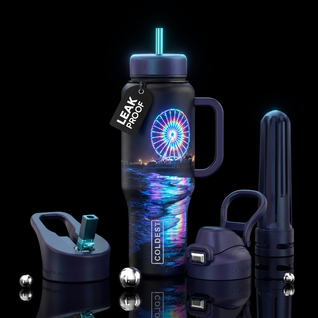 Ferris wheel 🎡 water bottle design