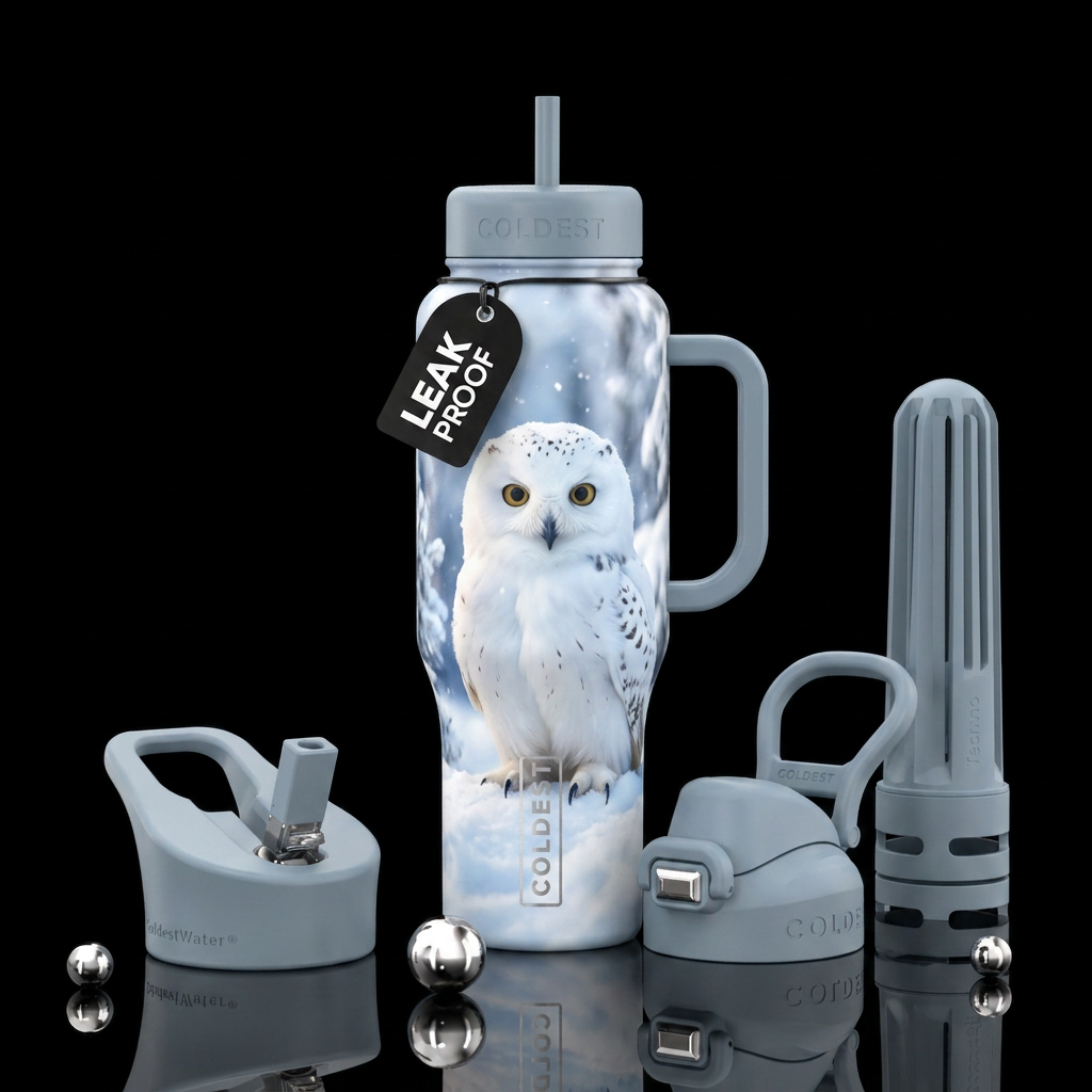 Baby owl 🦉 water bottle design