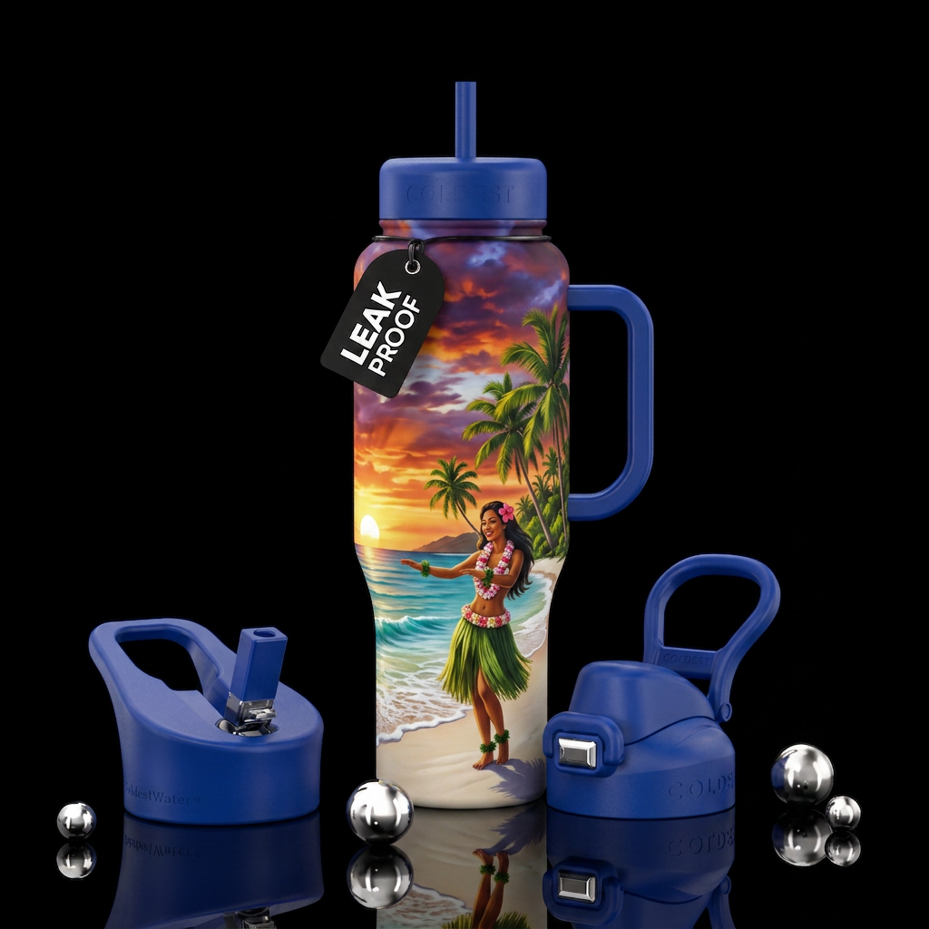 Hula water bottle design