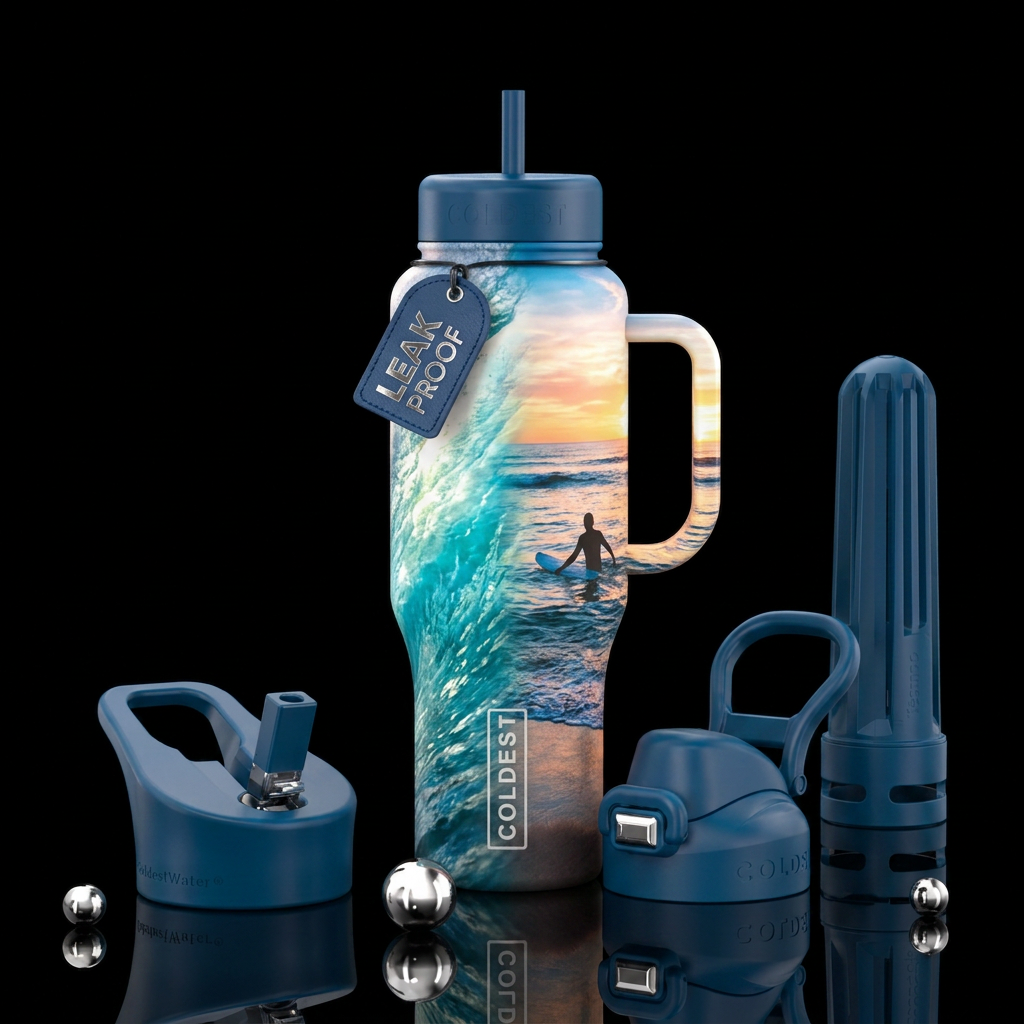 Coldest ocean water bottle design