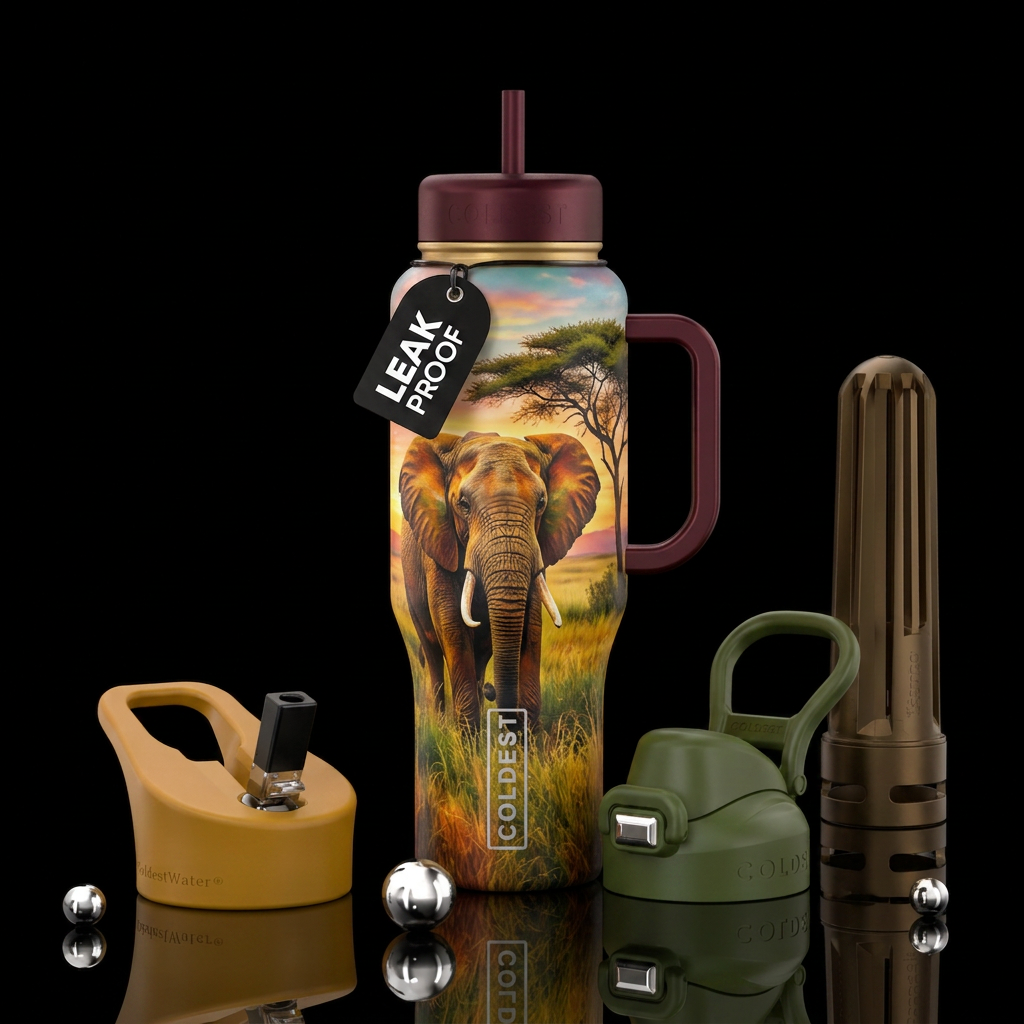 elephant 🐘 water bottle design