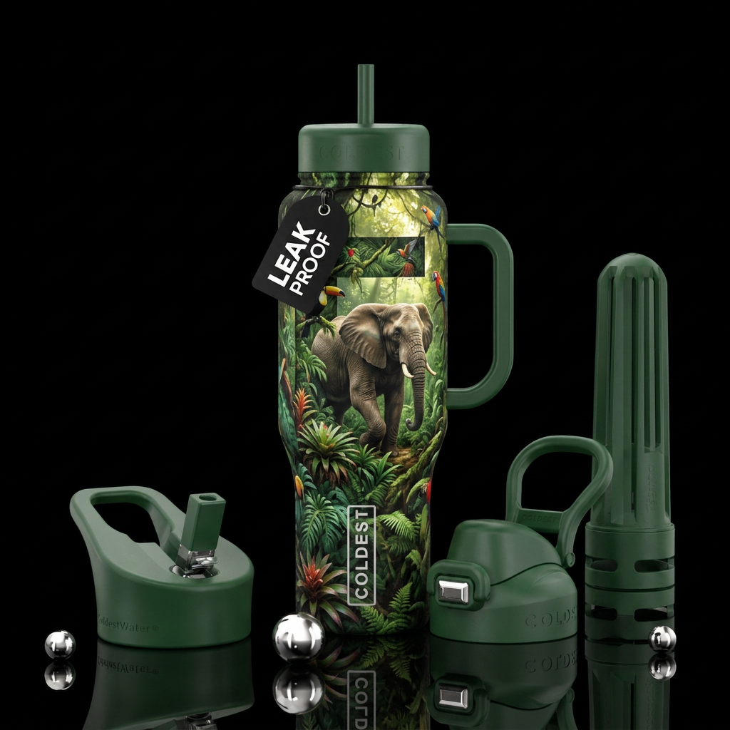 Elephant 🐘 water bottle design