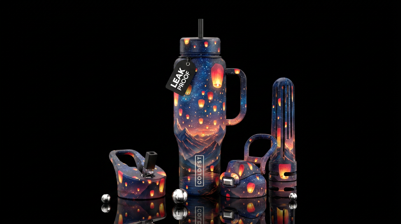 Lantern 🏮 water bottle design