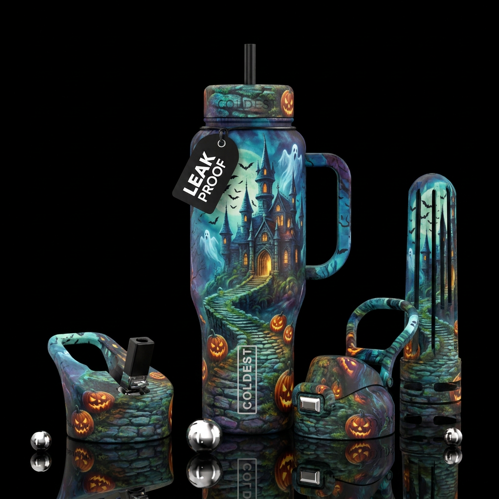 Coldest Halloween water bottle design