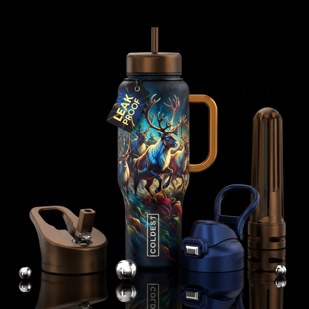 Caribou water bottle design