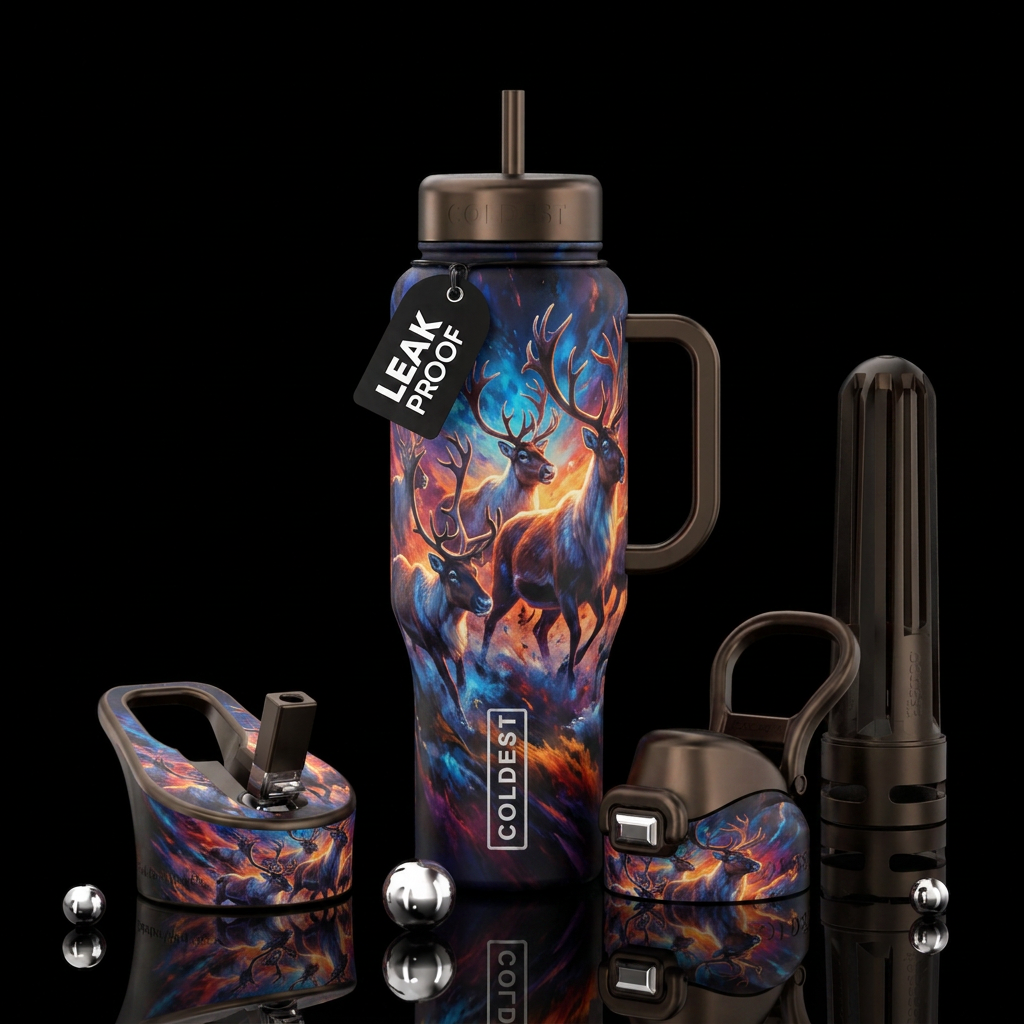 Caribou water bottle design