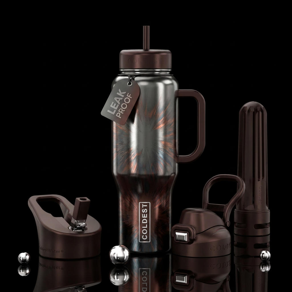 Art water bottle design