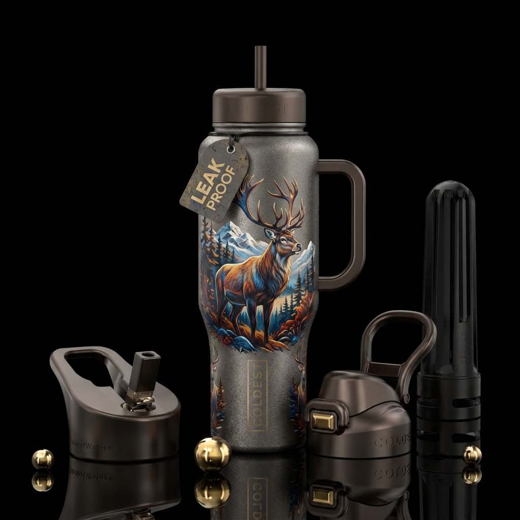 Caribou water bottle design