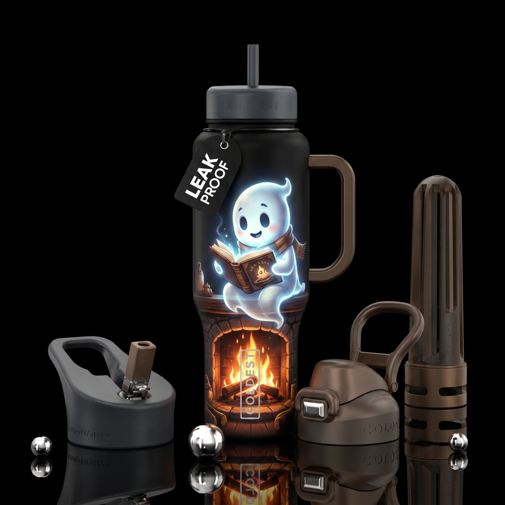Ghost 👻 water bottle design