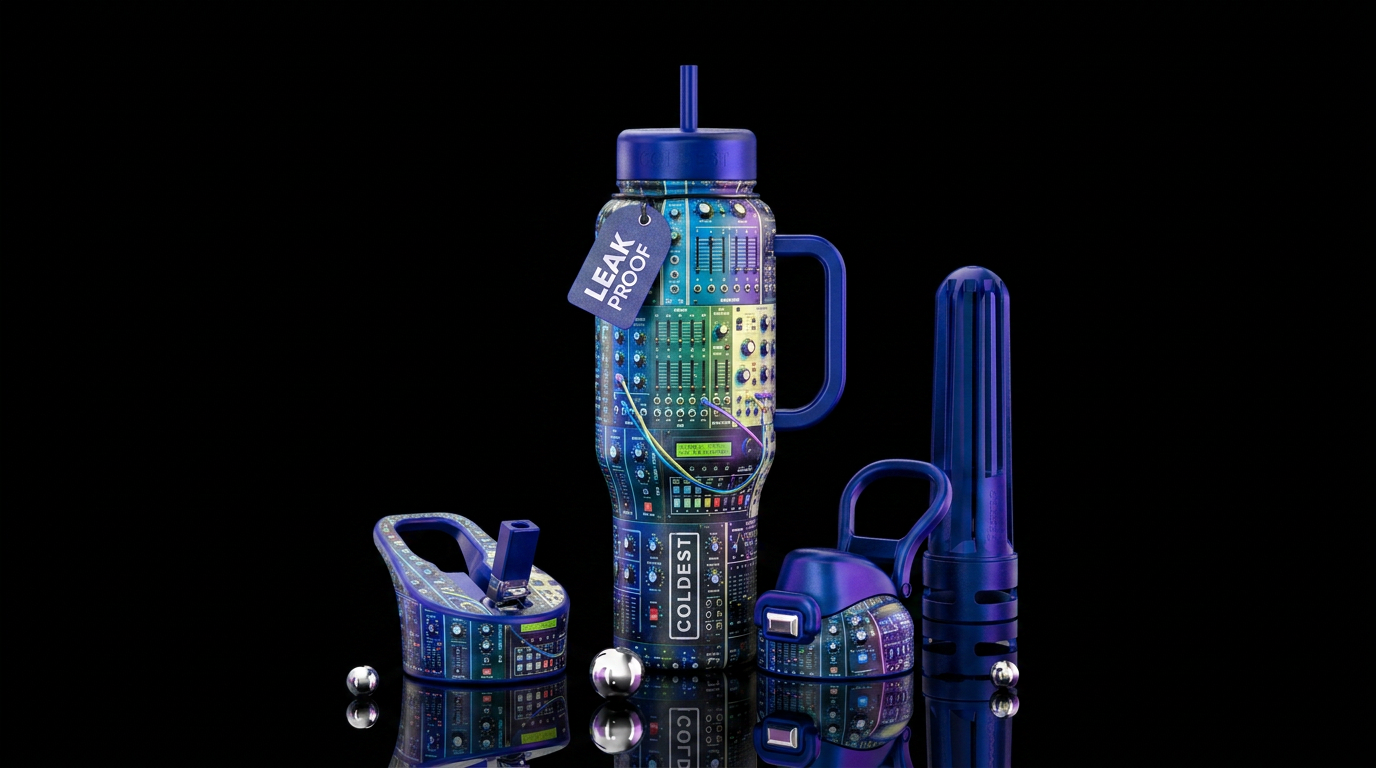 Art water bottle design