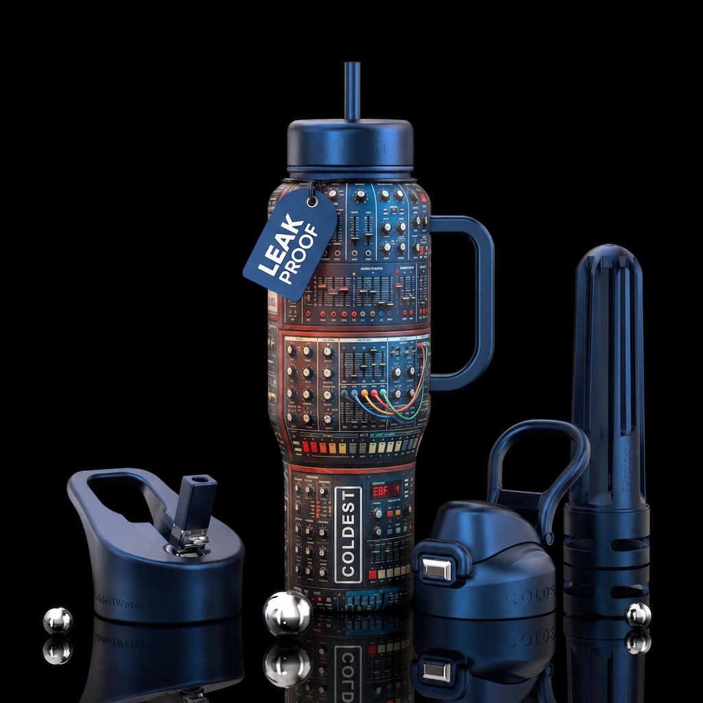 Art water bottle design