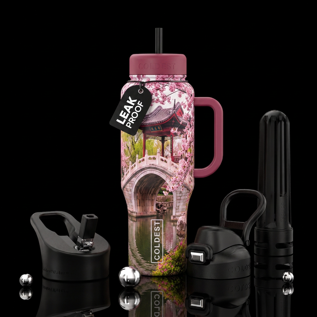 Ruyi bridge in china water bottle design