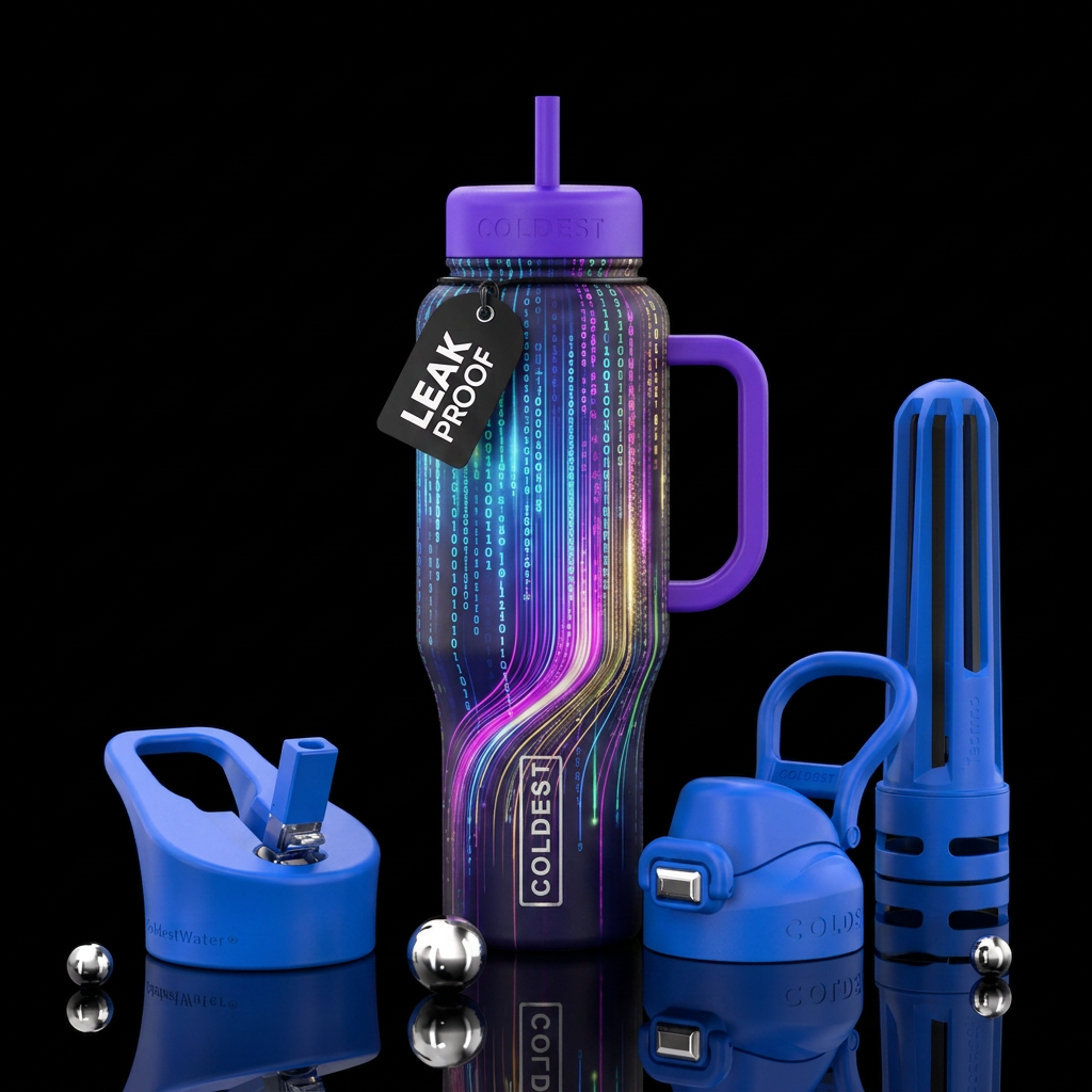 Data water bottle design