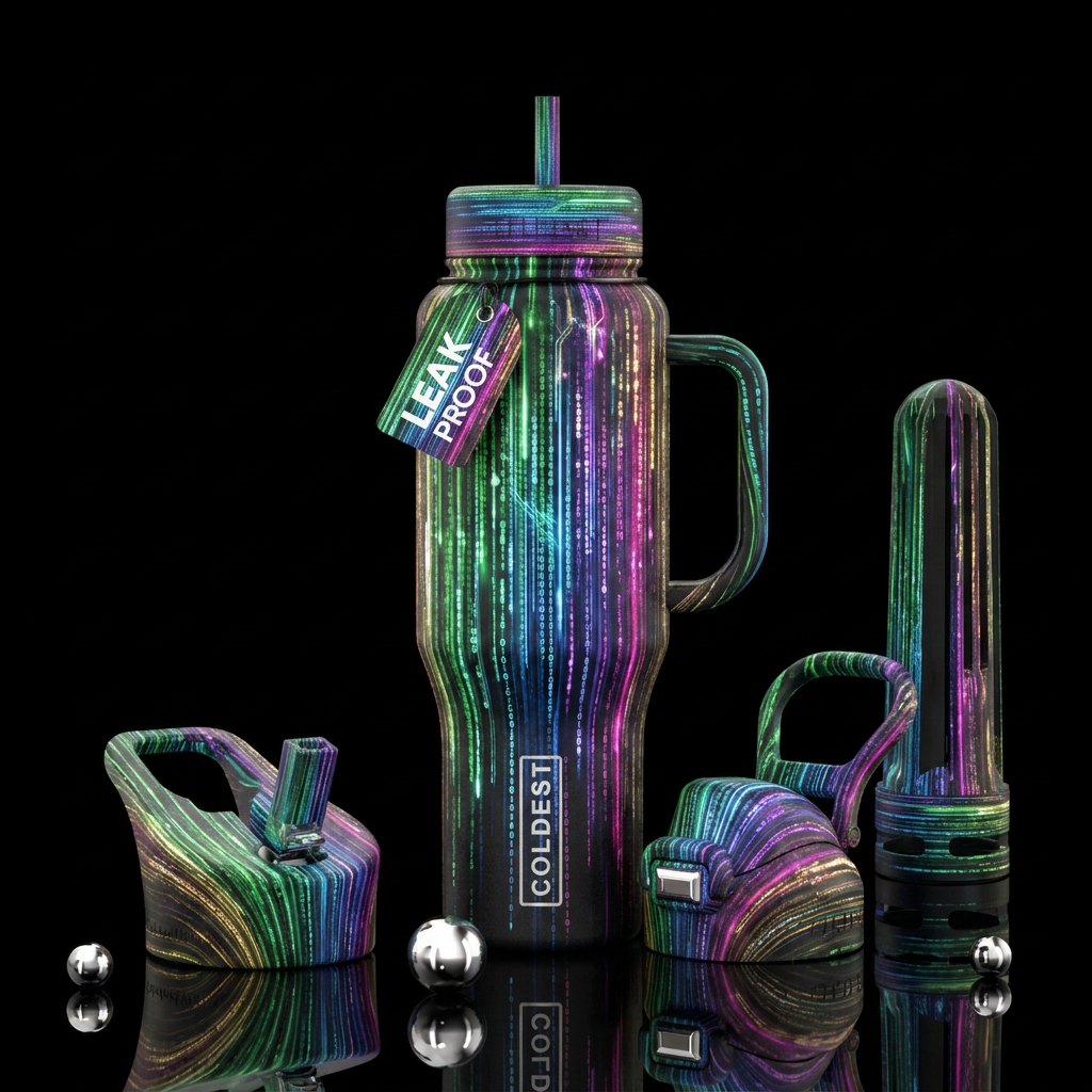 Data water bottle design