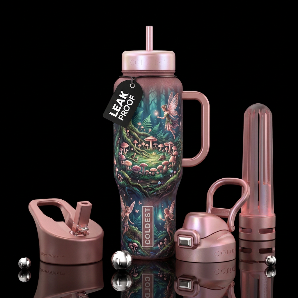 Fairy ring water bottle design
