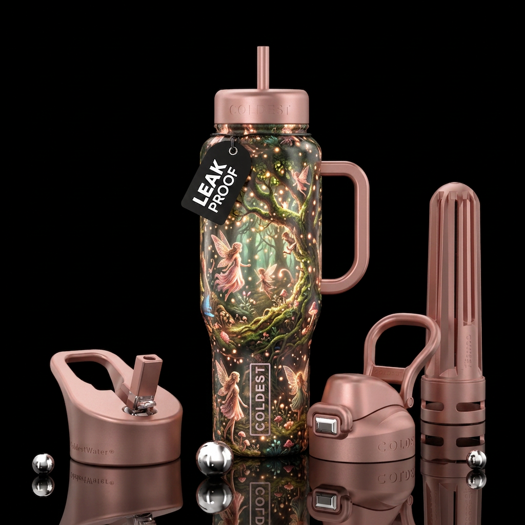 Fairies water bottle design