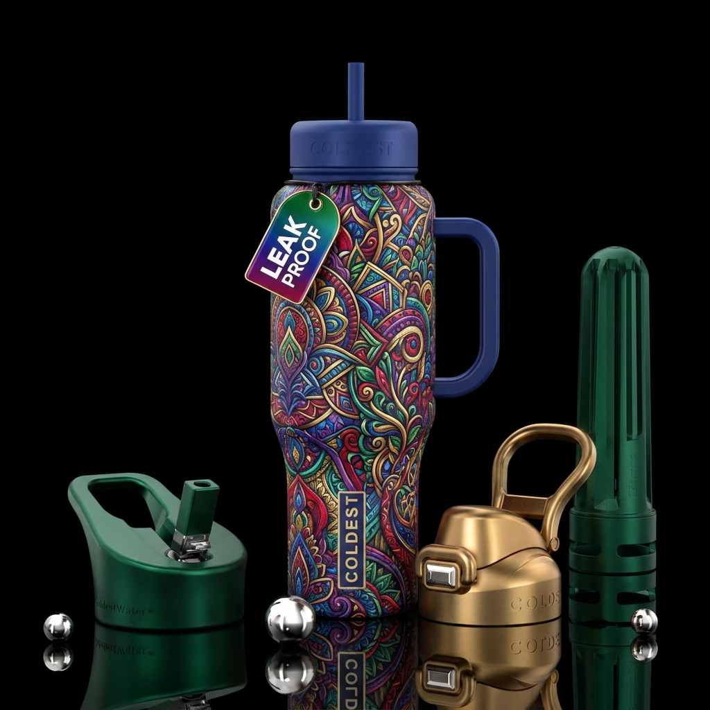 Art water bottle design