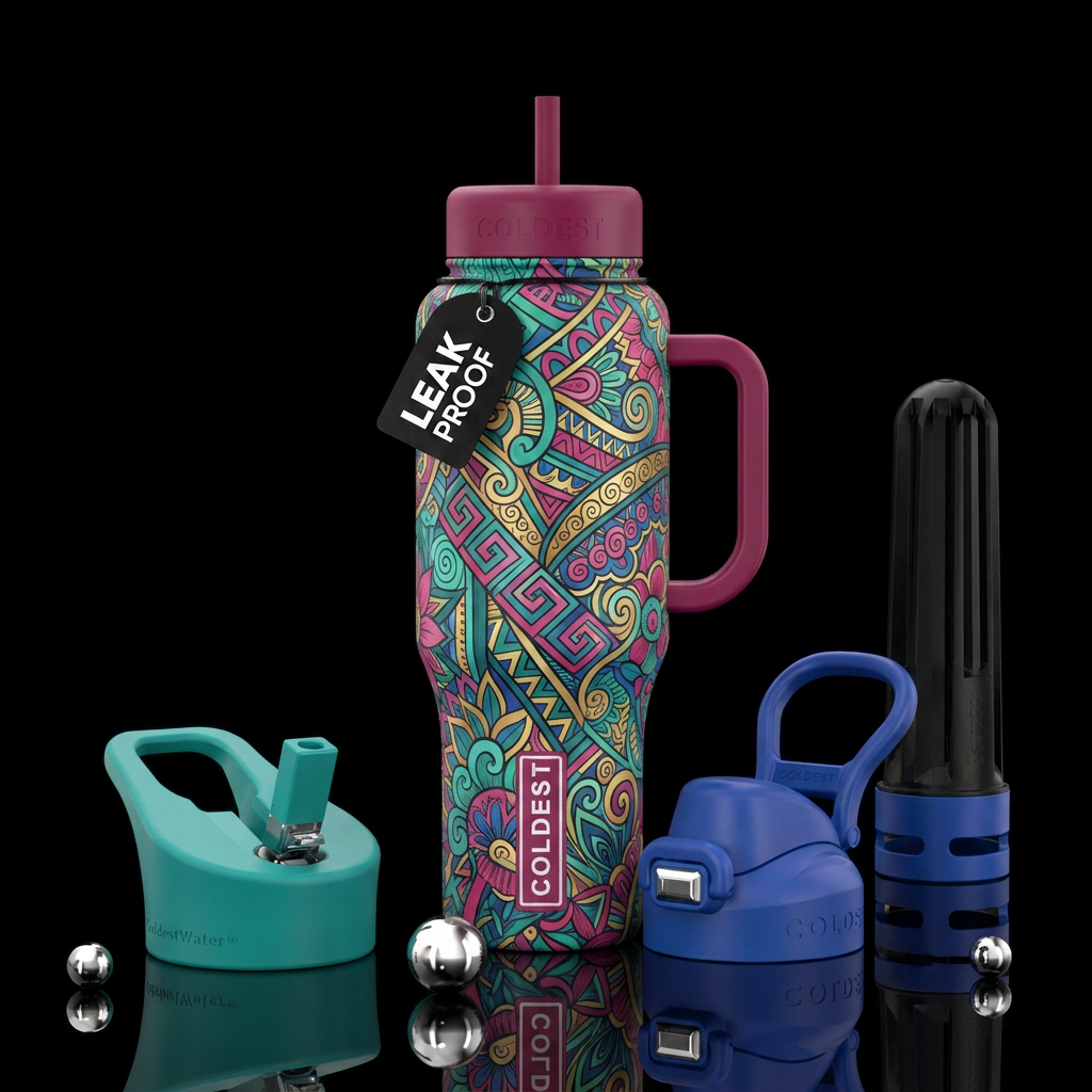 Art water bottle design