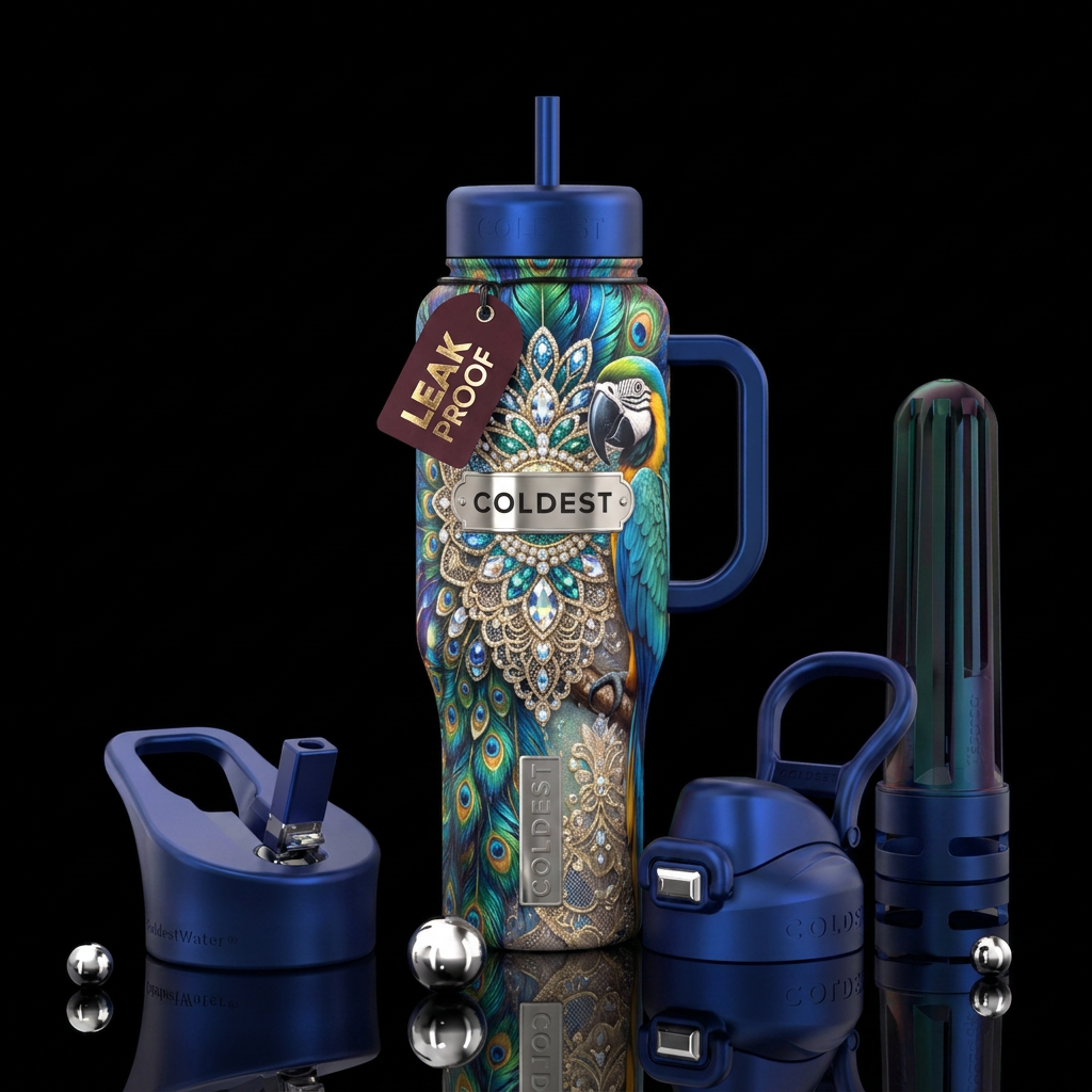 Art water bottle design