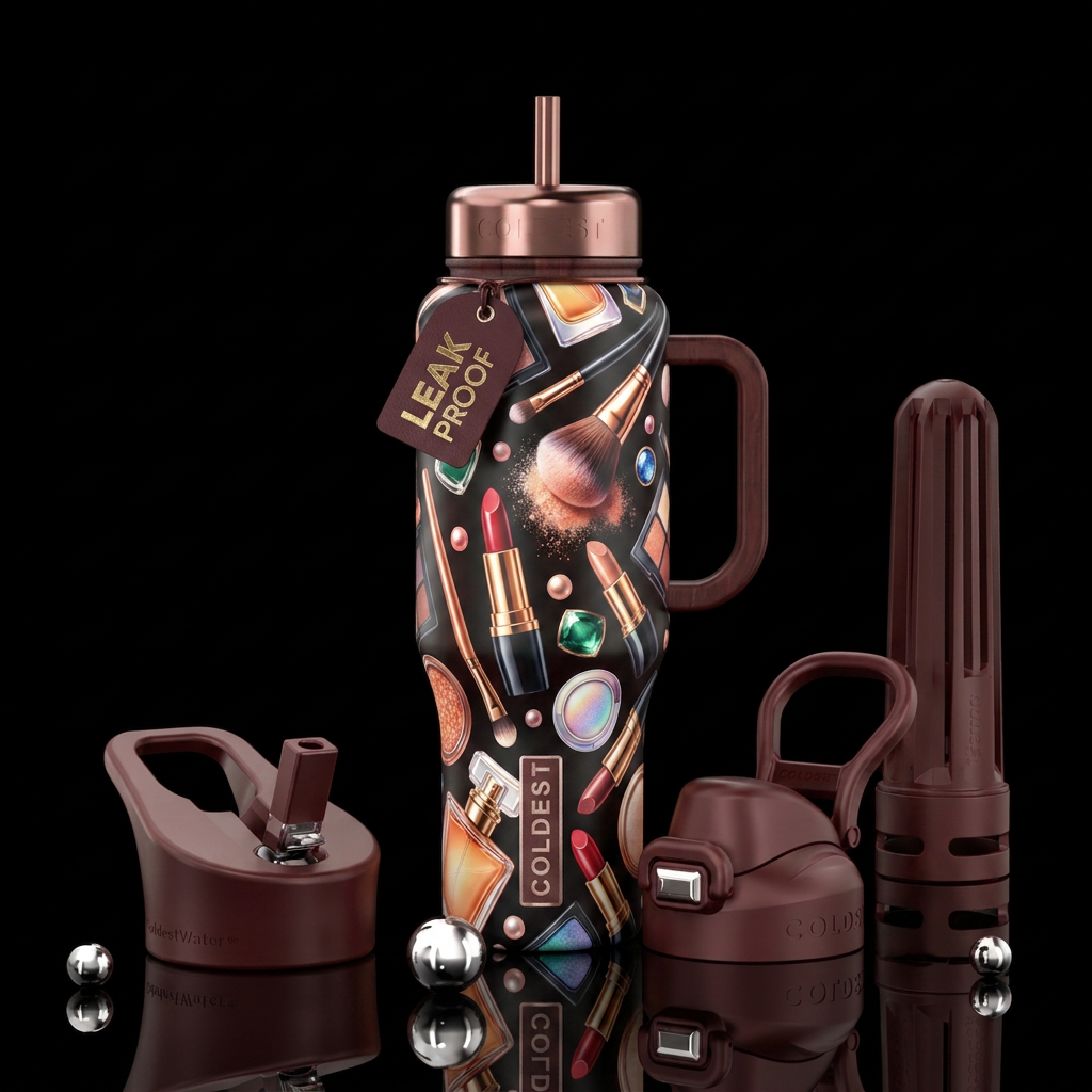 Makeup water bottle design