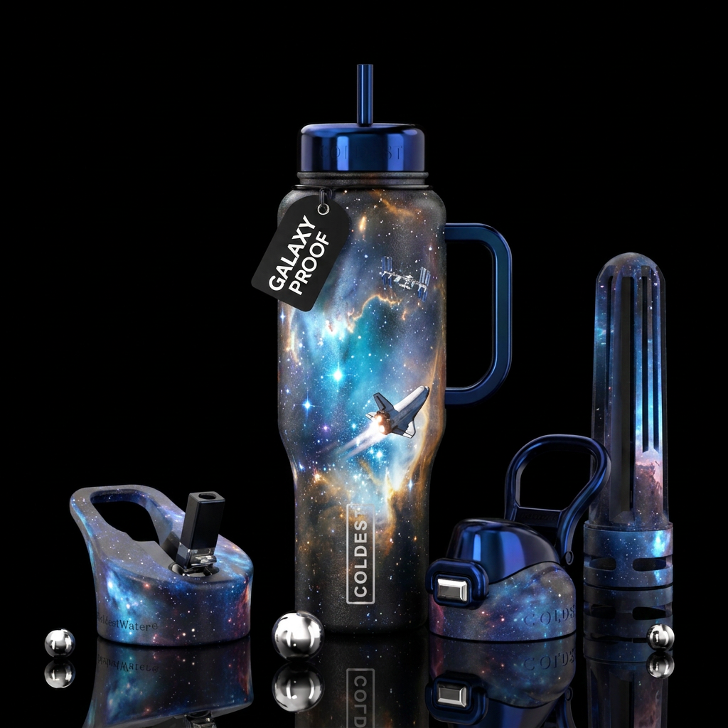 Nebula water bottle design