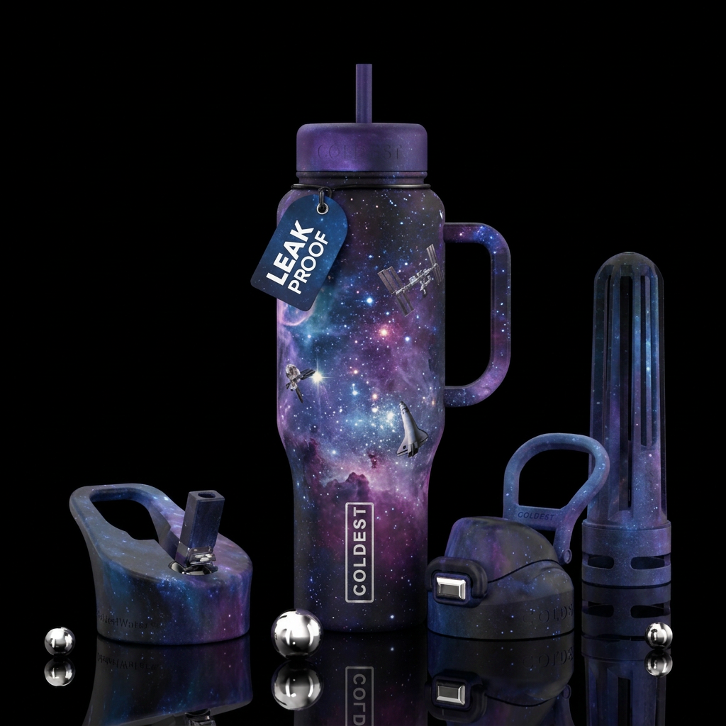 Nebula water bottle design