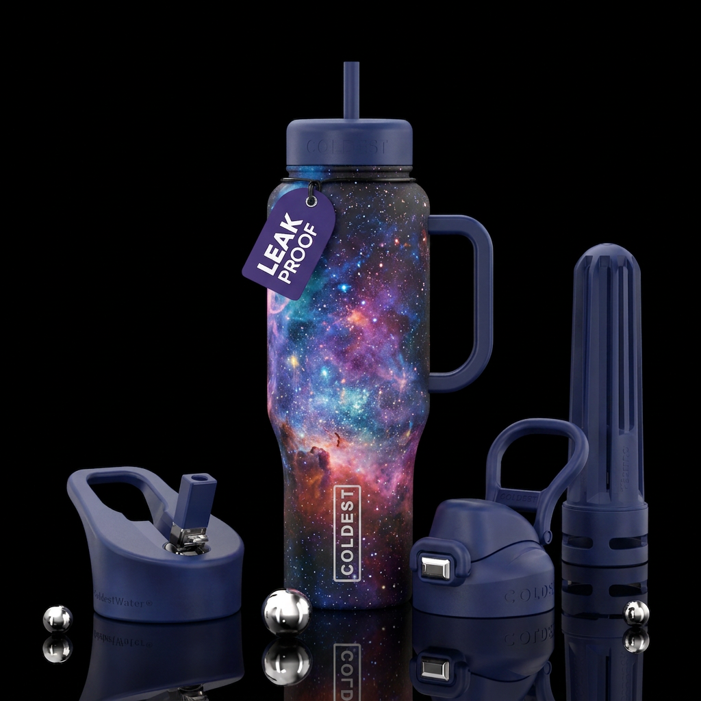 Space water bottle design