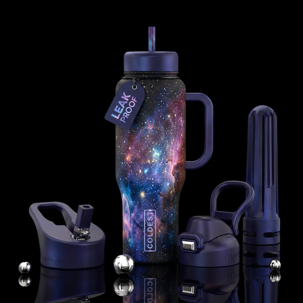 Nebula water bottle design