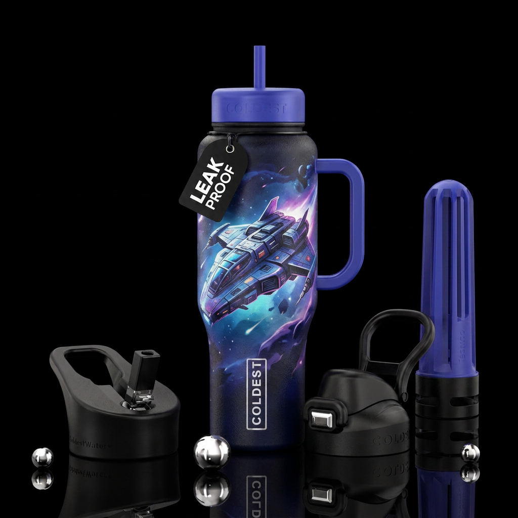 Space craft water bottle design