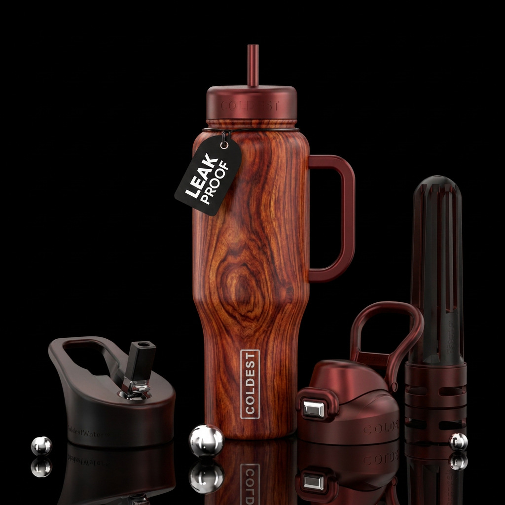Redwood water bottle design