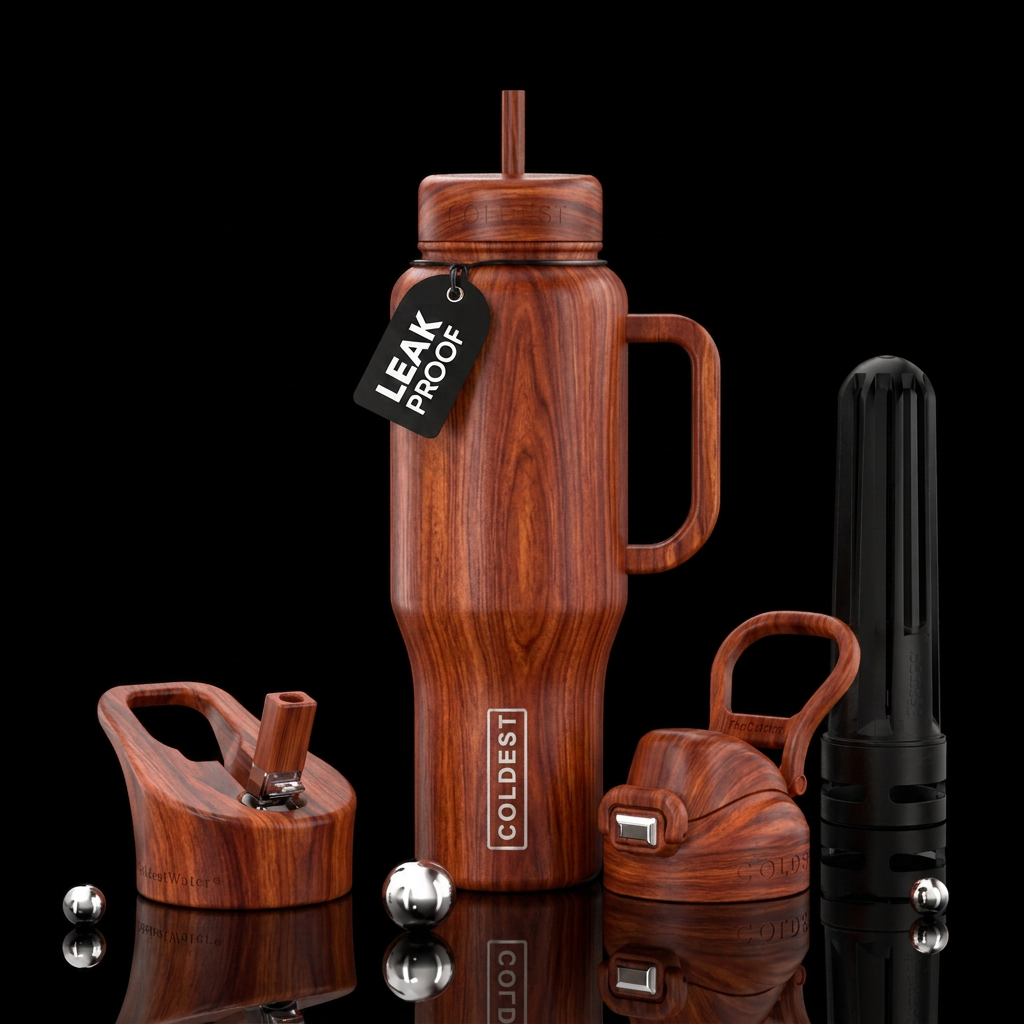 Redwood water bottle design