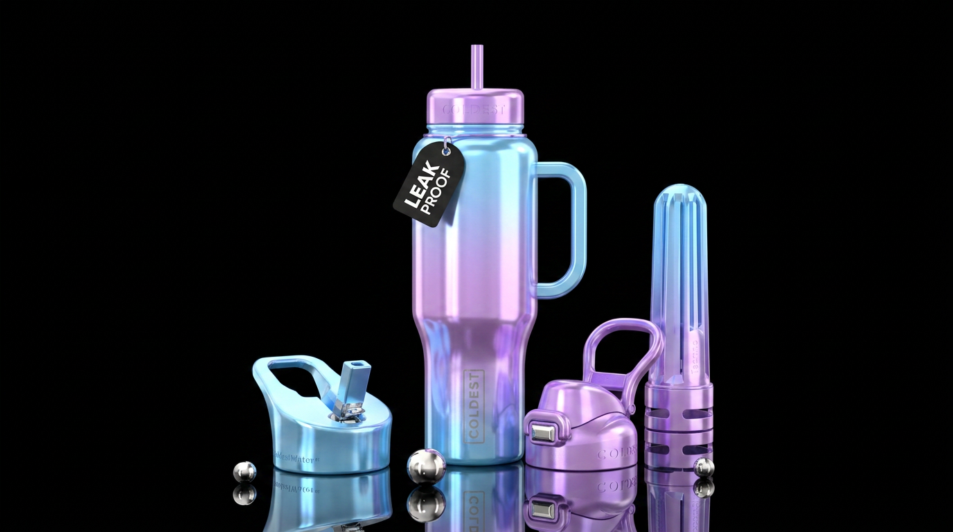 Art water bottle design