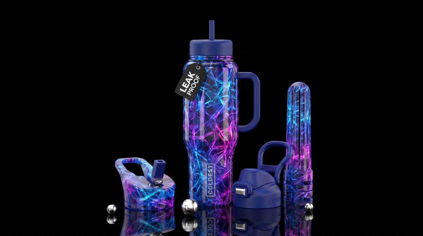 Art water bottle design