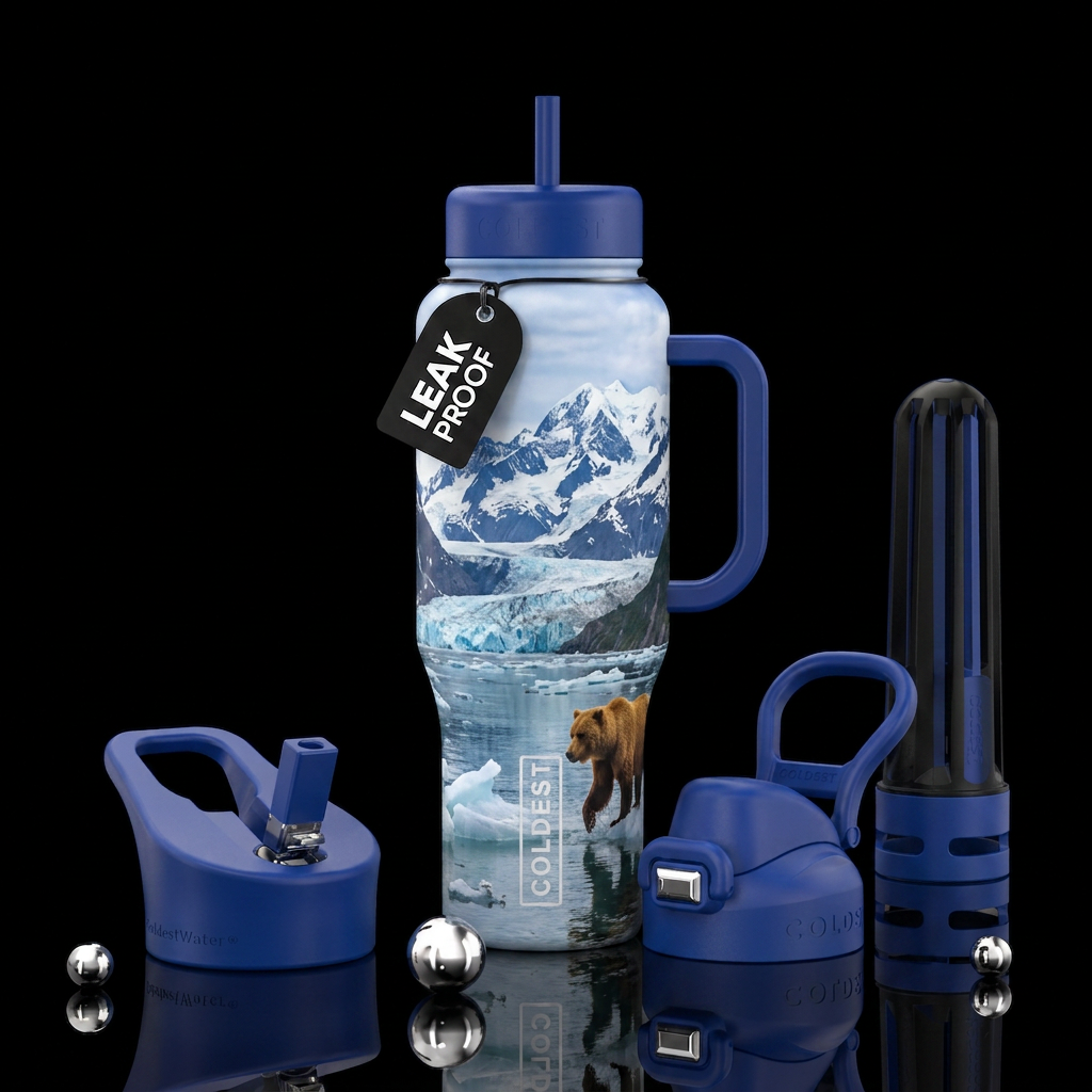 Alaska water bottle design