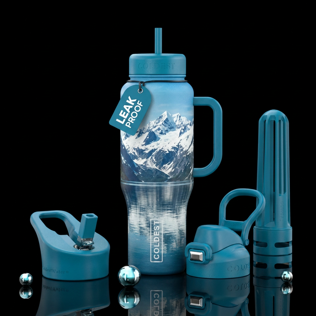 Alaska water bottle design