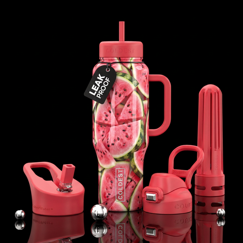 Juicy watermelon 🍉 water bottle design