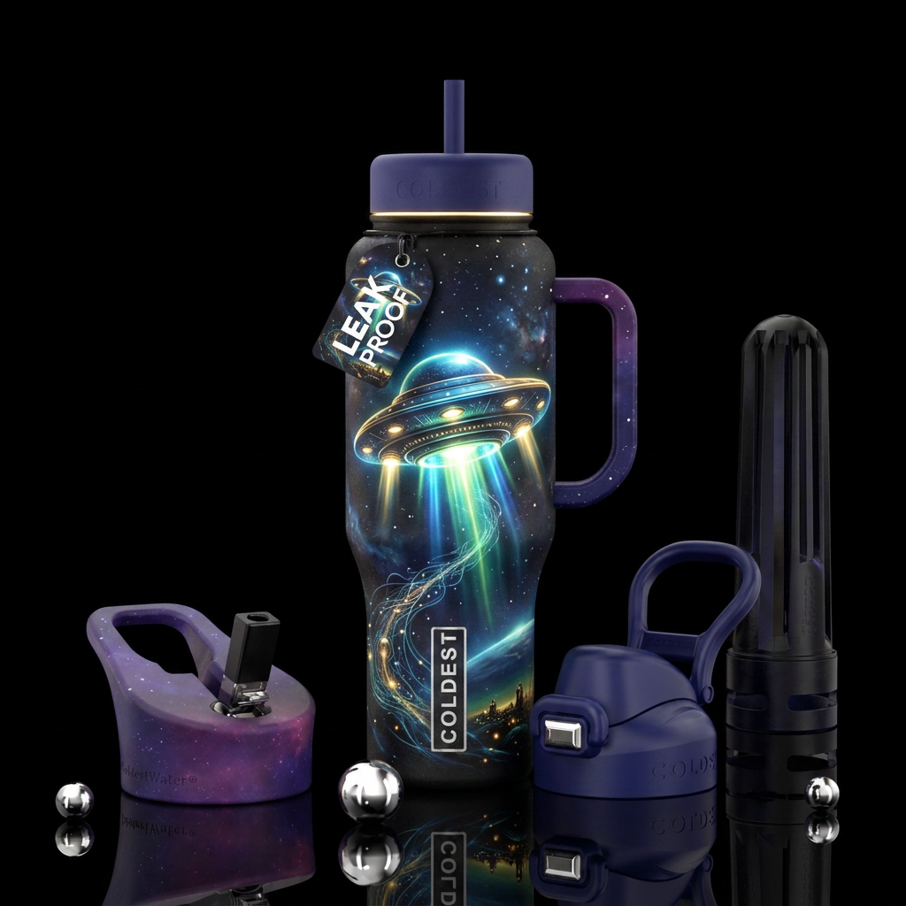 UFO water bottle design